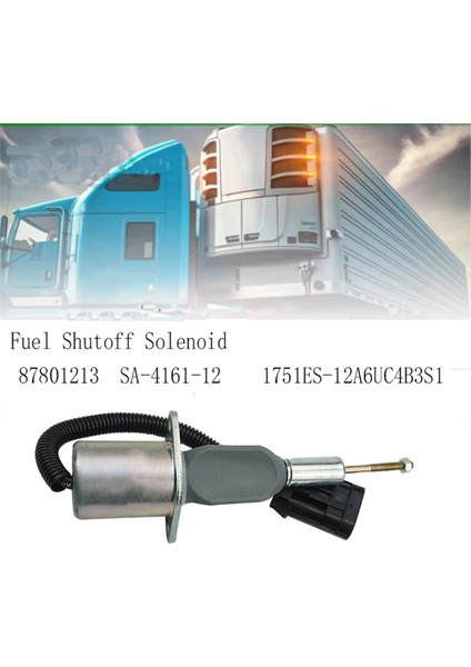 12V 87801213 F2NN9D278BA Motor Solenoıd Valf SA-4161-12 1751ES-12A6UC4B3S1 Için Yakıt Kapatma Solenoid (Yurt Dışından) modelleri