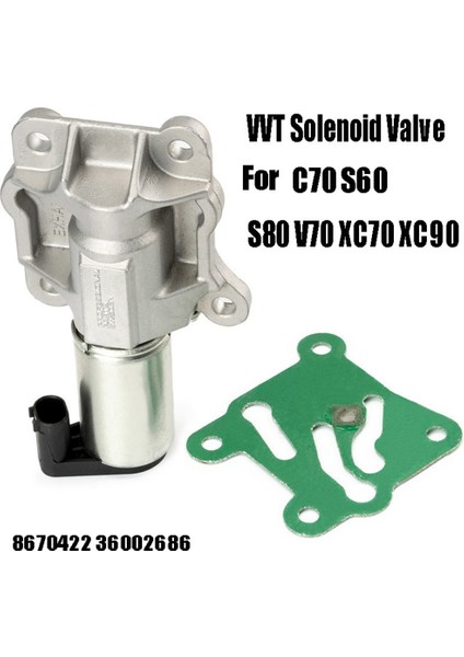 Egzoz Değişken Kontrol Zamanlaması Vvt Solenoid Valfı 8670422 36002686 Volvo C70 S60 S80 V70 XC70 XC90 Için Motor Parçası (Yurt Dışından) fiyatları
