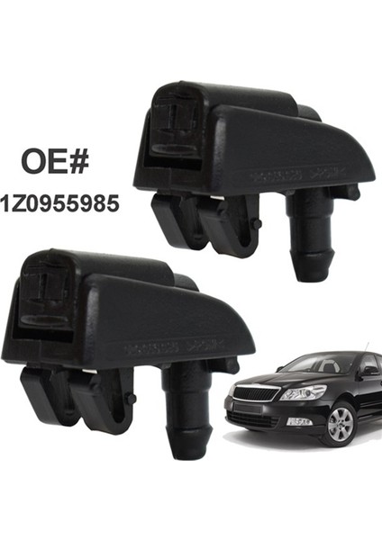 2pcs Ön Cam Ön Çamaşır Makinesi Sprey Jeti 1Z0955985 Skoda Octavia Için 2004-2015 (Yurt Dışından) fiyatları