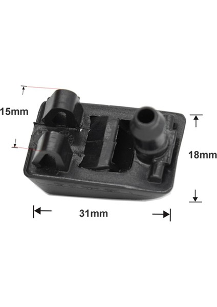 2pcs Ön Cam Ön Çamaşır Makinesi Sprey Jeti 1Z0955985 Skoda Octavia Için 2004-2015 (Yurt Dışından) modelleri