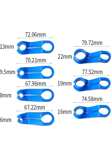 Ac Yakıt Hattı Bağlantı Kesme Aracı 16PCS Evrensel Yakıt Hattı Hızlı Bağlantı Kesme Hortum Kitleri Yağ Soğutucu Tüp Çıkarma Aracı (Yurt Dışından) fırsatları