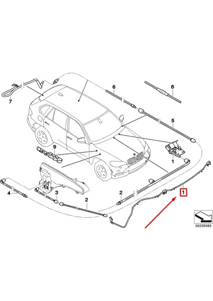 Ön Cam Yıkayıcı Sprey Jet 61667257234 Bmw X6 E71 E72 Yıkama Sistemi Meme (Yurt Dışından) fırsatları