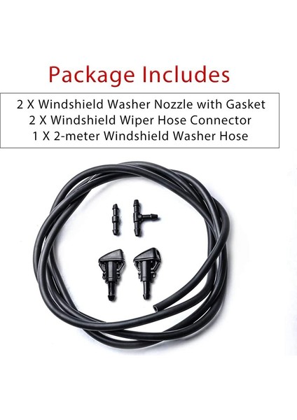 Chrysler Dodge Jeep 4805742AB, 5116079AA Için Ön Cam Yıkayıcı Nozul Spreyi (Yurt Dışından) fırsatları