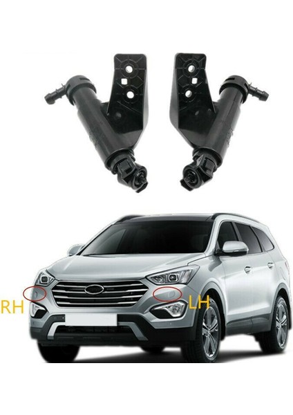 Hyundai Santa Fe 2013 2014 2015 2015 Için Araba Sağ Ön Far Yıkayıcı Nozul Su Memesi 98672-B8000 (Yurt Dışından) modelleri