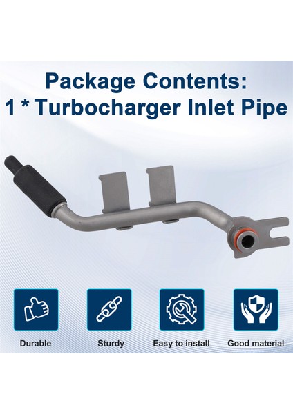 LR121762 Turboşarjlı Soğutma Su Borusu AJ814174 Land Rover Range Rover Sport Jaguar Petrol Dönüş Giriş Boru Tüpü (Yurt Dışından) indirimleri