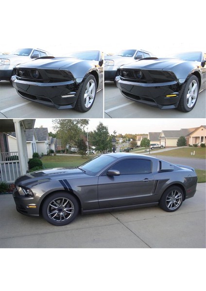 Ford Mustang Için Ön Yan Işık Markeri Sarı Lamba Turn Sinyal Yan Işıkları 2010-2014 AR3Z-15A201-A, AR3Z-15A201-B (Yurt Dışından) fiyatları