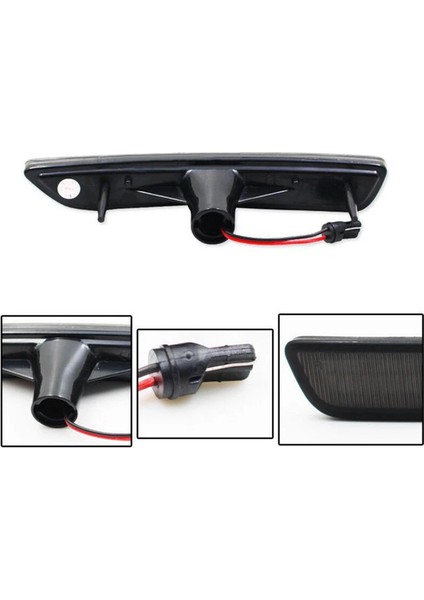Ford Mustang Için Ön Yan Işık Markeri Sarı Lamba Turn Sinyal Yan Işıkları 2010-2014 AR3Z-15A201-A, AR3Z-15A201-B (Yurt Dışından) modelleri