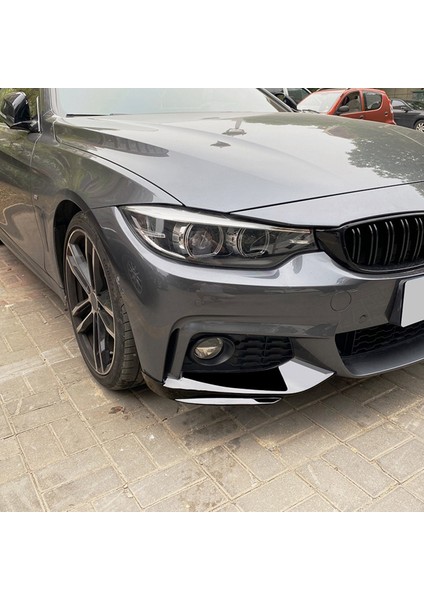 Bmw 4 Serisi Için F32 F33 F33 F36 M-Tech 2014-2020 Ön Tampon Dudak Açısı Difüzör Splitter Spoiler Koruyucu Parlak Siyah (Yurt Dışından) indirimleri