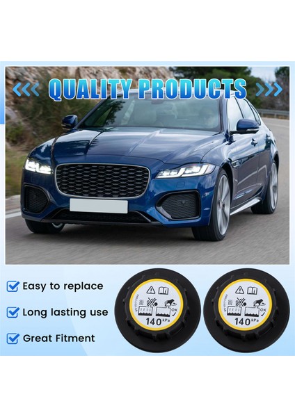 2pcs C2P17700 XR8002823 Araba Soğutucu Genişleme Tank Kapağı Land Rover Jaguar Xj Xf Xe F-Pace (Yurt Dışından) fırsatları