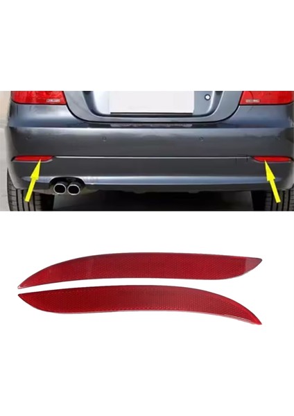 Araba Arka Tampon Reflektörü Fren Işık Kapağı Yansıtıcı Şerit 63147183913 63147183914 Bmw 5 Serisi E60 2008-2010 (Yurt Dışından) indirimleri