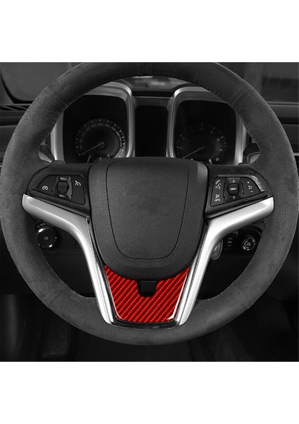Chevrolet Camaro Için Gerçek Sert Karbon Fiber 2013 2013 2014 2015 Aksesuarlar Iç Araç Direksiyon Sticker (Siyah) (Yurt Dışından) modelleri