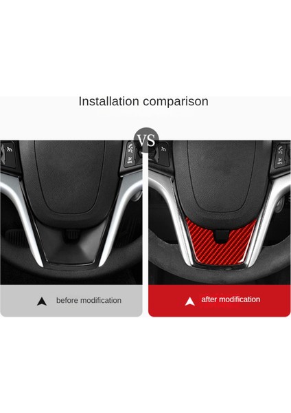 Chevrolet Camaro Için Gerçek Sert Karbon Fiber 2013 2013 2014 2015 Aksesuarlar Iç Araç Direksiyon Sticker (Siyah) (Yurt Dışından) fırsatları