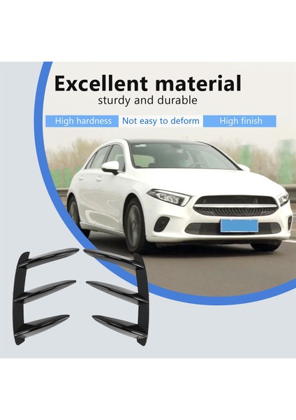 Arka Tampon Spoiler Yan Hava Outlet Kanadı Canard Fin, Mercedes Benz A-Serisi W176 A200 A260 A250 A45 Amg Için (Yurt Dışından) indirimleri