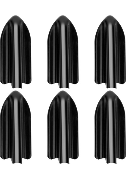 6pcs Siyah Araba Evo Tarzı Pp Çatı Köpekbalığı Yüzgeçleri Spoyler Kanat Kiti Girdap Jeneratör (Yurt Dışından) fiyatları