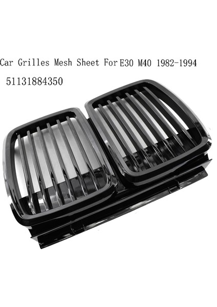 51131884350 Araba Izgaraları Örgü Sayfası Ön Yarış Izgarası Bmw E30 M40 1982-1994 Parlak Siyah (Yurt Dışından) fırsatları