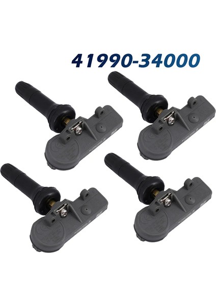 4pcs Araba Tpms Lastik Basınç Sensörü 41990-34000 433MHZ Scangyong Actyon Korando Musso Rexton Roodius Sistem Sensörü (Yurt Dışından) modelleri