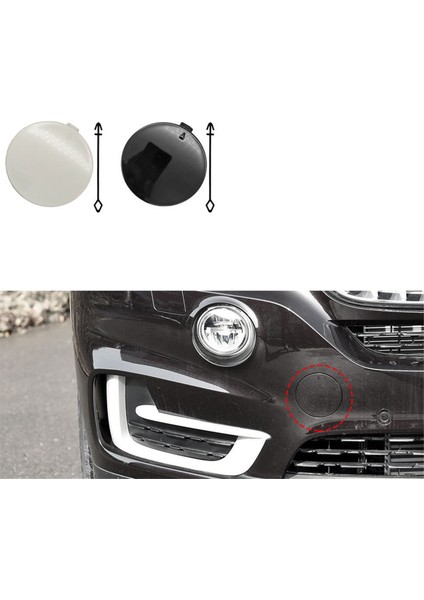 51117378591 Araba Ön Tampon Çekme Kanca Kapağı Bmw X5 F15 2013-2018 Beyaz (Yurt Dışından) fırsatları
