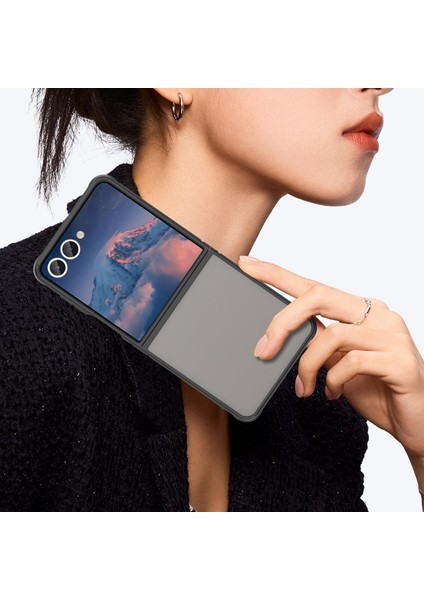 Samsung Galaxy Z Flip7 5g Için Buzlu Pc + Tpu Telefon Kılıfı (Yurt Dışından) modelleri