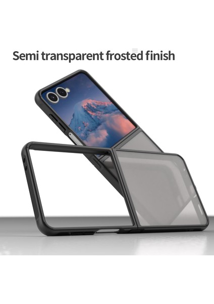 Samsung Galaxy Z Flip7 5g Için Buzlu Pc + Tpu Telefon Kılıfı (Yurt Dışından) indirimleri