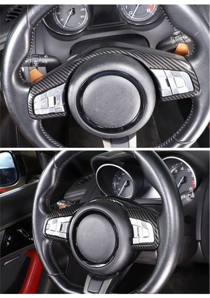 Jaguar F-Type 2013-2023 Için Araç Direksiyon Çerçevesi Kapağı Trim Sticker Aksesuarları (Yurt Dışından) indirimleri