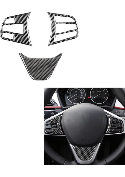 Bmw X1 F48 Için Karbon Fiber 2016-2022 X2 F39 2018-2022 Araba Direksiyon Simidi Kapağı Trim Iç Aksesuarlar (Yurt Dışından) fırsatları