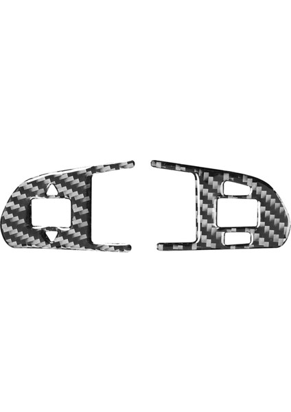 Audi Q7 2007-2015 Için Gerçek Yumuşak Karbon Fiber Araba Direksiyon Düğmeleri Kapak Kaplama Etiketi Iç Aksesuarları (Yurt Dışından)