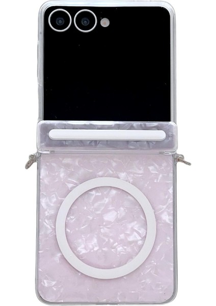 Shl Texture Magsafe Kılıf Samsung Galaxy Flip7 5g Için (Yurt Dışından)