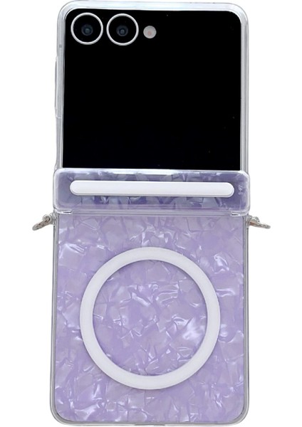 Shl Texture Magsafe Kılıf Samsung Galaxy Flip7 5g Için (Yurt Dışından)