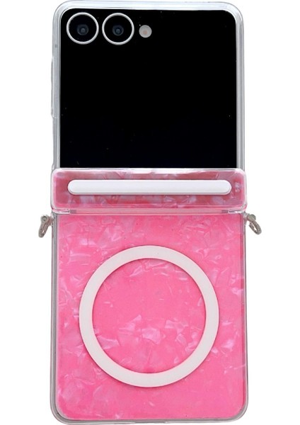Shl Texture Magsafe Kılıf Samsung Galaxy Flip7 5g Için (Yurt Dışından)