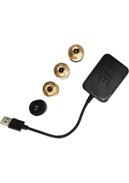 Android Navigasyon Ekranı Için Araç Harici Lastik Basınç Sensörleri Tpms Lastik Basınç Izleme Sistemi (Yurt Dışından)
