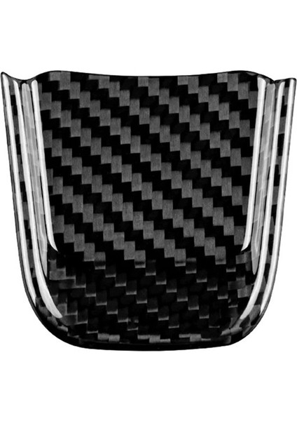 Fiat Için Gerçek Sert Karbon Fiber Çıkartma 500 Abarth 595 2020 2021 2022 2023 Araba Direksiyon Simidi Trim Aksesuarları Siyah (Yurt Dışından)