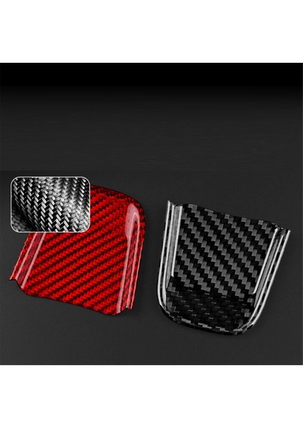 Fiat Için Gerçek Sert Karbon Fiber Çıkartma 500 Abarth 595 2020 2021 2022 2023 Araba Direksiyon Simidi Trim Aksesuarları Siyah (Yurt Dışından) indirimleri