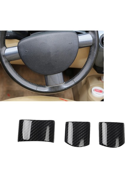 3pcs Araba Iç Direksiyon Simidi Trim Çerçeveleri Volkswagen Beetle 2003-2010 Lhd Için Kapak (Yurt Dışından) fiyatları