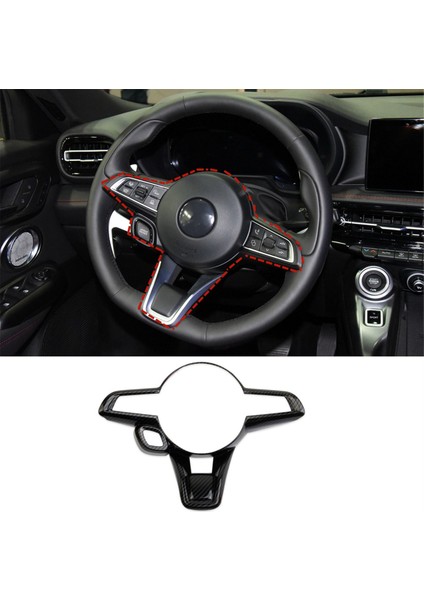 Dodge Hornet Için 2023 2024 Araç Direksiyon Simidi Trim Dekorasyon Kapağı Iç Aksesuarlar, Abs Karbon Fiber (Yurt Dışından) fiyatları