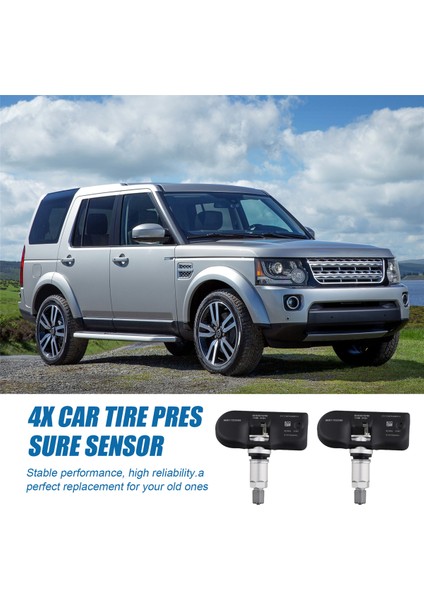 4pcs Araba Tpms Lastik Basınç Sensörü Lastik Basınç Dedektörü 9681102280 Land Rover Range Discovery Jaguar Için (Yurt Dışından) fırsatları