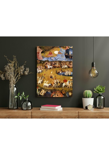 Hieronymus Bosch - The Garden Of Earthly Delights- Ahşap Mdf Tablo
