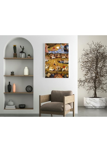 Hieronymus Bosch - The Garden Of Earthly Delights- Ahşap Mdf Tablo fiyatları