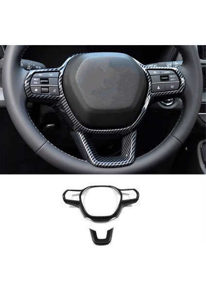 Honda Accord Için 2023 2024 11. Gen Araç Direksiyon Kapağı Çerçeve Kalıplama Trim Iç Aksesuarlar Abs Karbon Fiber (Yurt Dışından) fiyatları