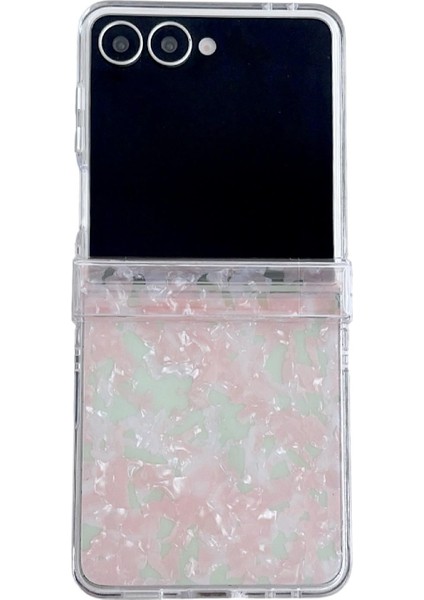 Samsung Galaxy Z Flip7 5g Için Inci Desenli Shl Dokulu Kılıf (Yurt Dışından)