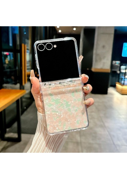 Samsung Galaxy Z Flip7 5g Için Inci Desenli Shl Dokulu Kılıf (Yurt Dışından) fiyatları