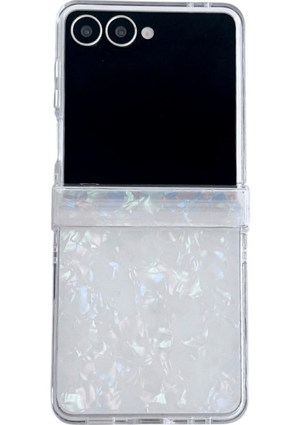 Samsung Galaxy Z Flip7 5g Için Inci Desenli Shl Dokulu Kılıf (Yurt Dışından)