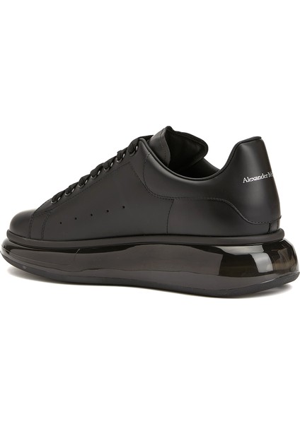 Oversized Siyah Erkek Deri Sneaker modelleri