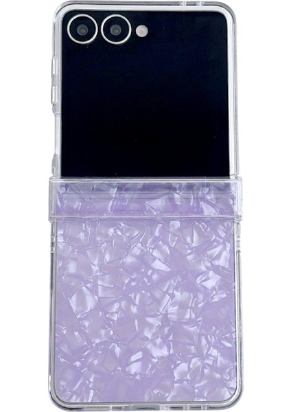Samsung Galaxy Z Flip7 5g Için Inci Desenli Shl Dokulu Kılıf (Yurt Dışından)