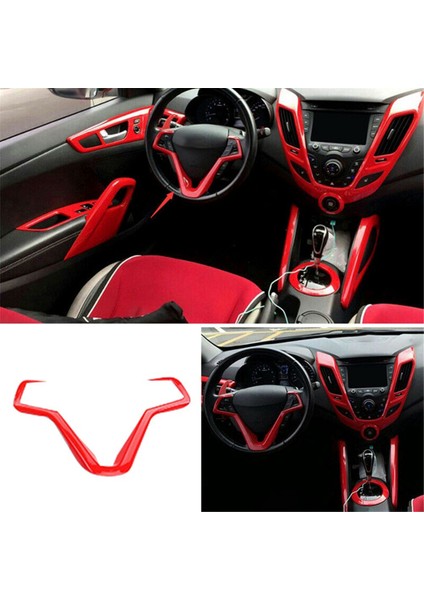 Araba Kırmızı Direksiyon Simidi Düğmesi Panel Hyundai Veloster 2011-2017 Dekorasyon Aksesuarları (Yurt Dışından) fırsatları