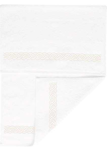 Helice Bej Pamuklu Yüz Havlusu 50X100 cm