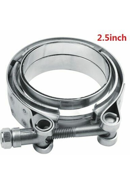 2,5 Inç 63MM Erkek/dişi V-Bandı Kelepçesi Flanş Kiti Turbo Downpipe Atık Aygağı V-Band Turbo Egzoz Boruları Araç Aksesuarları (Yurt Dışından) indirimleri