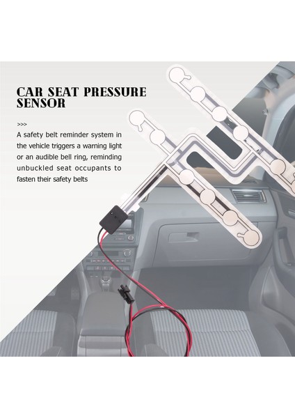 Evrensel Araba Koltuğu Basınç Sensörü Güvenlik Kemeri Uyarı Hatırlatma Pedi Işgal Edilen Oturum Alarm Aksesuar A (Yurt Dışından) fiyatları