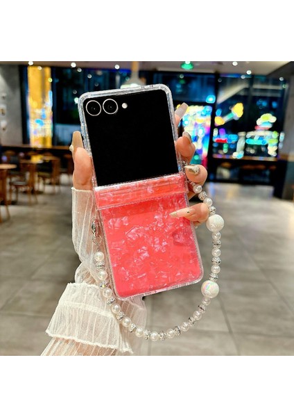 Samsung Galaxy Z Flip7 5g Için Inci Desenli Shl Dokulu Kılıf (Yurt Dışından) fırsatları