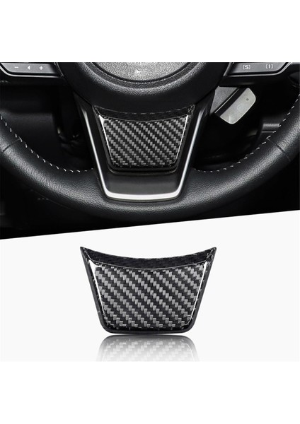 Araba Iç Direksiyon Simidi Alt Etiket Iç Kapak Subaru Impreza 2024 Crosstrek 2024 Için Gerçek Sert Karbon Fiber (Yurt Dışından)