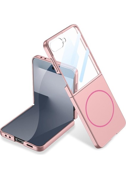 Samsung Galaxy Z Flip7 5g Için Magsafe Katlanabilir Telefon Kılıfı (Yurt Dışından)
